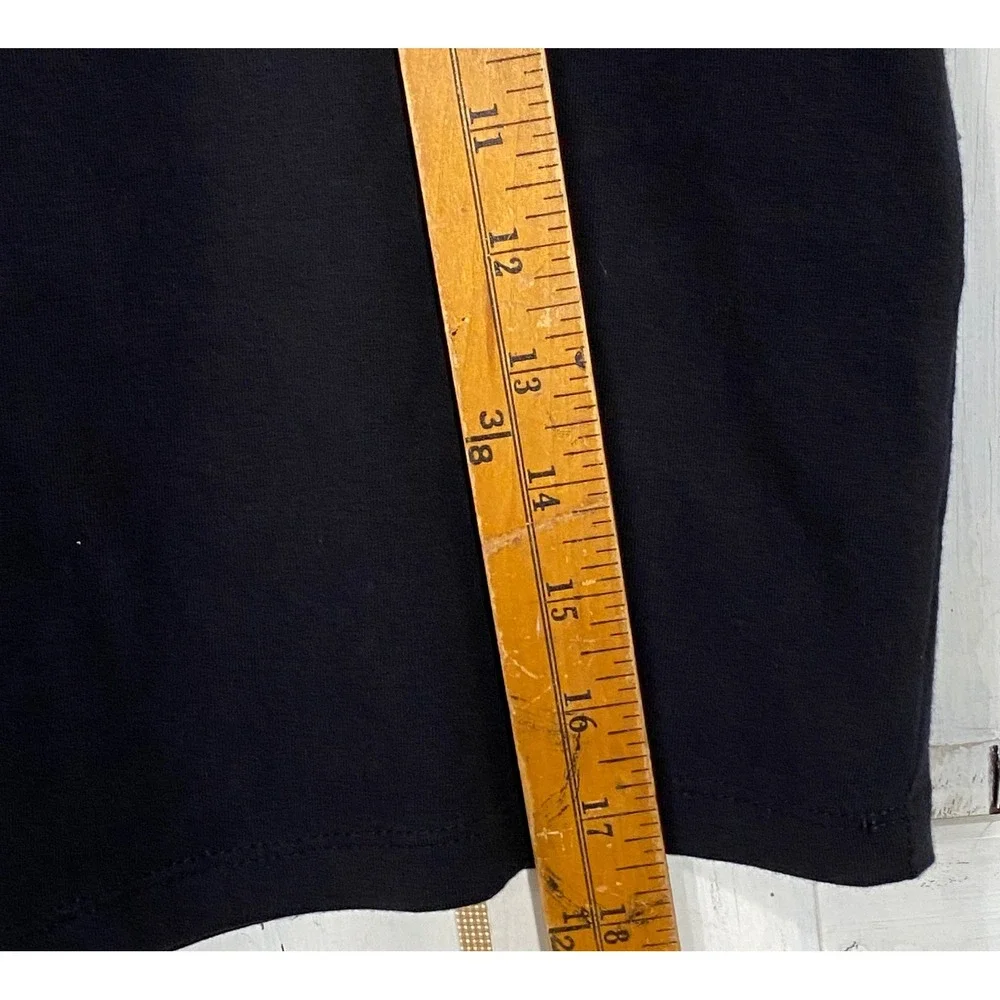 Charlotte Russe‎ Black Cotton Blend Mini Skirt Small High Waist Bodycon Jersey